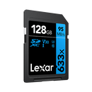 Lexar® 128GB High-Performance 633x SDHC™/SDXC™ UHS-I Cards BLUE Series