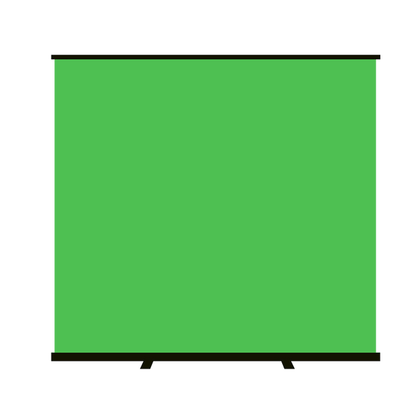 Pull Up Photography Green Screen Collapsible Chroma Key Panel Backdrop White