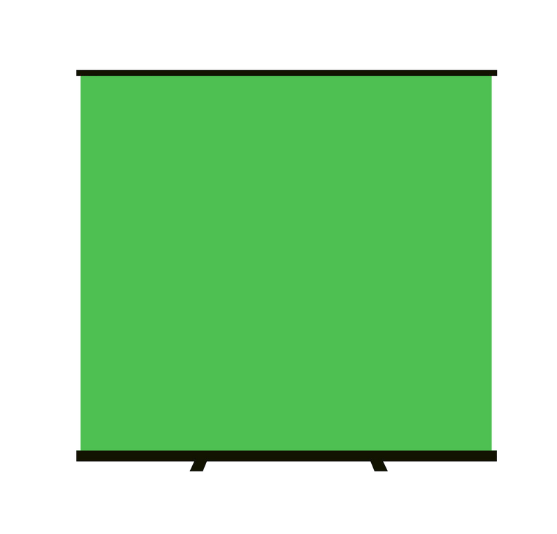 Vista Portable Collapsible Green Screen Backdrop 57"X 79"
