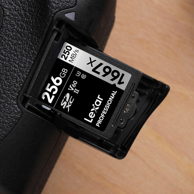 Lexar® Professional 64 GB 1667x SDXC™ UHS-II Card SILVER Series