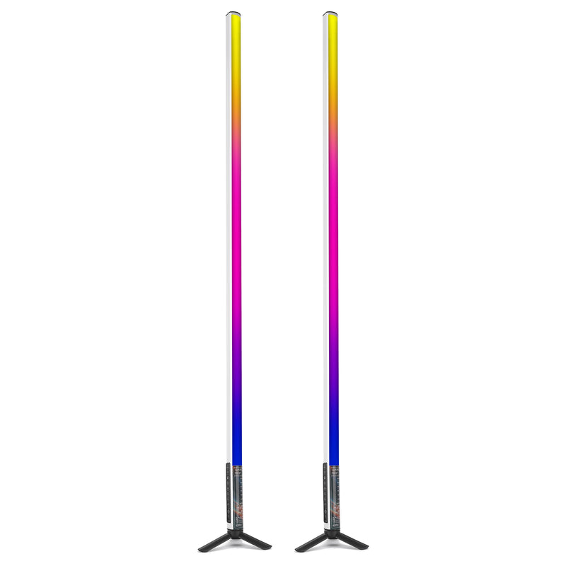Luxceo long 4ft /120CM Rgb handheld tube Light,  Built-in battery, Music Mode for Photo & Video