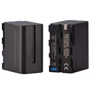 NP-F970 / NP-F960  Sony L series Battery 7.4V 6600 mAh 48.8Wh