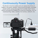 Nikon EN-EL15c  Dummy Battery Coupler kit  & AC Power Supply by Kingma