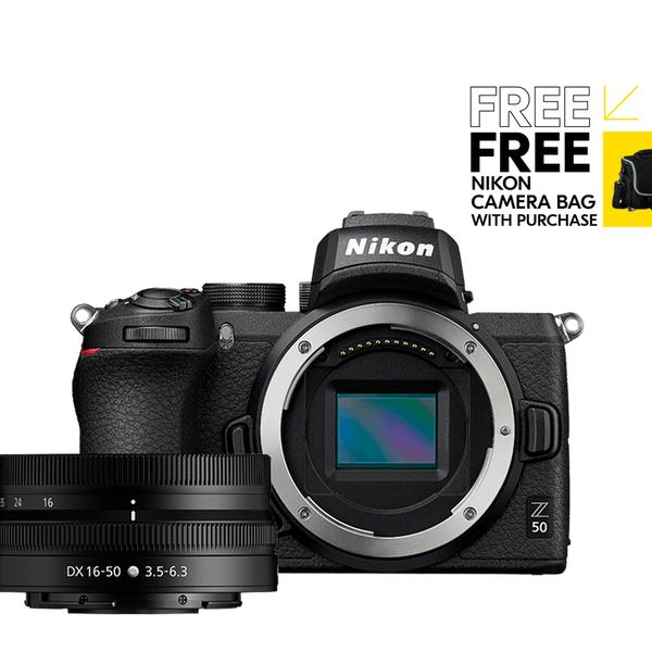 Nikon Z 50 DX Mirrorless Camera with Z 16-50mm DX Lens + Free