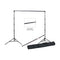 BACKDROP STAND ADJUSTABLE TELESCOPIC CROSS BAR 10 X 9.5ft  WITH CARRIYING CASE