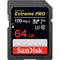 Sandisk 64GB SDXC Extreme Pro 170MB/S V30