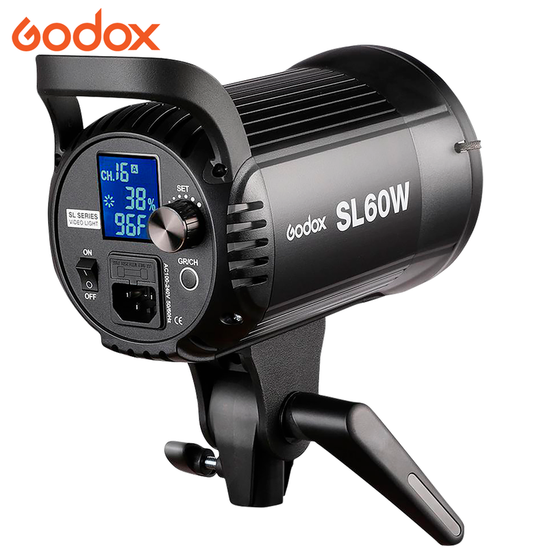 Godox SL-60W Led White COB  LED Video Light, 5600K Color Temperature-Godox SL-60 LED Video Light (Daylight-Balanced)