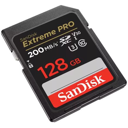 SanDisk 128GB SDXC Extreme PRO UHS-I 200MB/s V30 U3