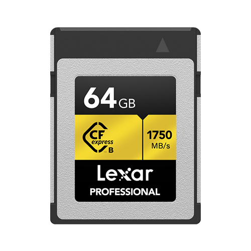 Lexar® 64GB Professional CFexpress™ Type B Card GOLD Series – Best