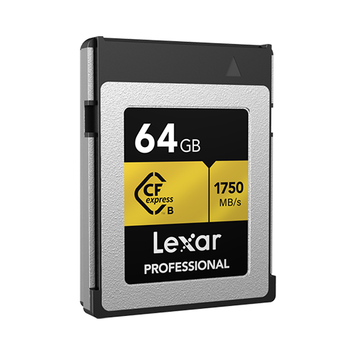 Lexar® 64GB Professional CFexpress™ Type B Card GOLD Series