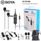 BOYA BY-M1DM Dual for Two Person Omnidirectional Lavalier Microphone